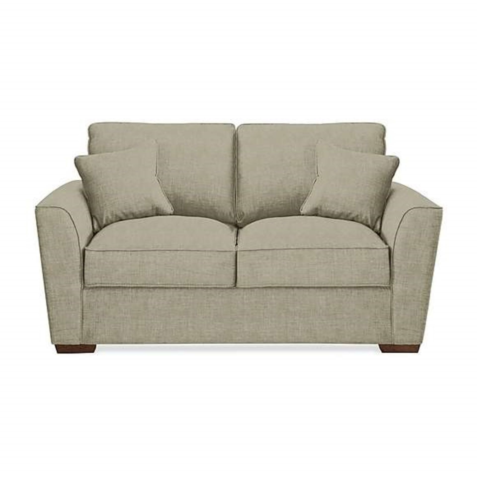 1 BRAND NEW BAGGED DUNELM GROSVENOR 2 SEATER SOFA IN GRACE LINEN (VIEWING HIGHLY RECOMMENDED)