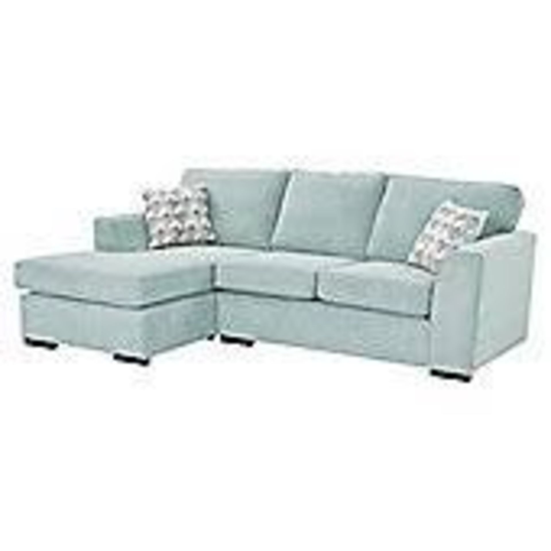 1 BRAND NEW BAGGED BOSTON LEFT HAND CORNER SOFA IN LIGHT GREY (VIEWING HIGHLY RECOMMENDED)