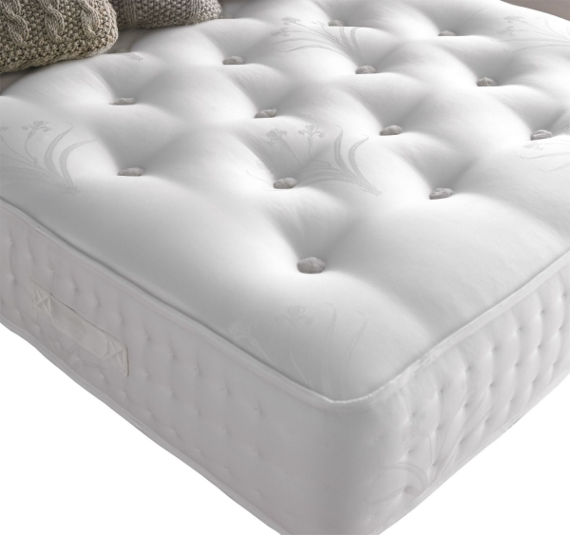 1 BRAND NEW 4FT6 DOUBLE GILTEDGE BEDS BACKCARE 2000 SUPREME MATTRESS / RRP £409.00 (VIEWING HIGHLY