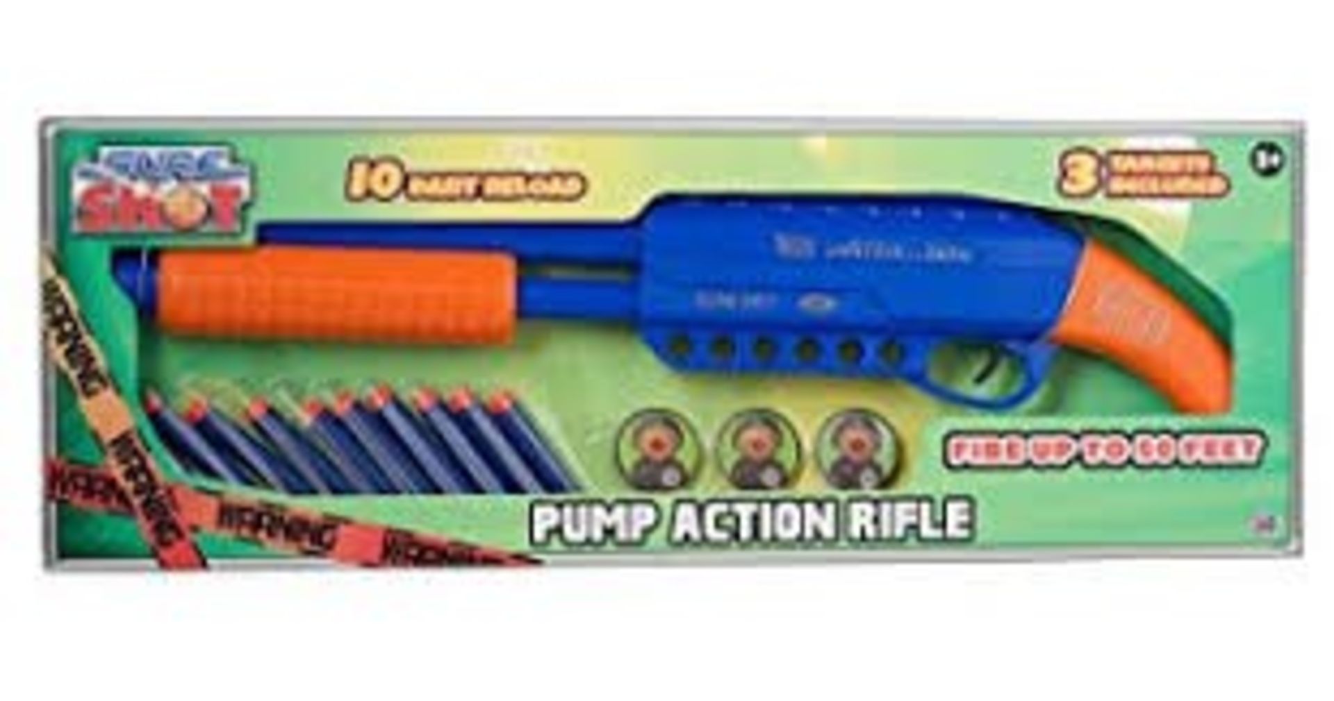 1 BRAND NEW BOXED / SURE SHOT PUMP ACTION RIFLE TO