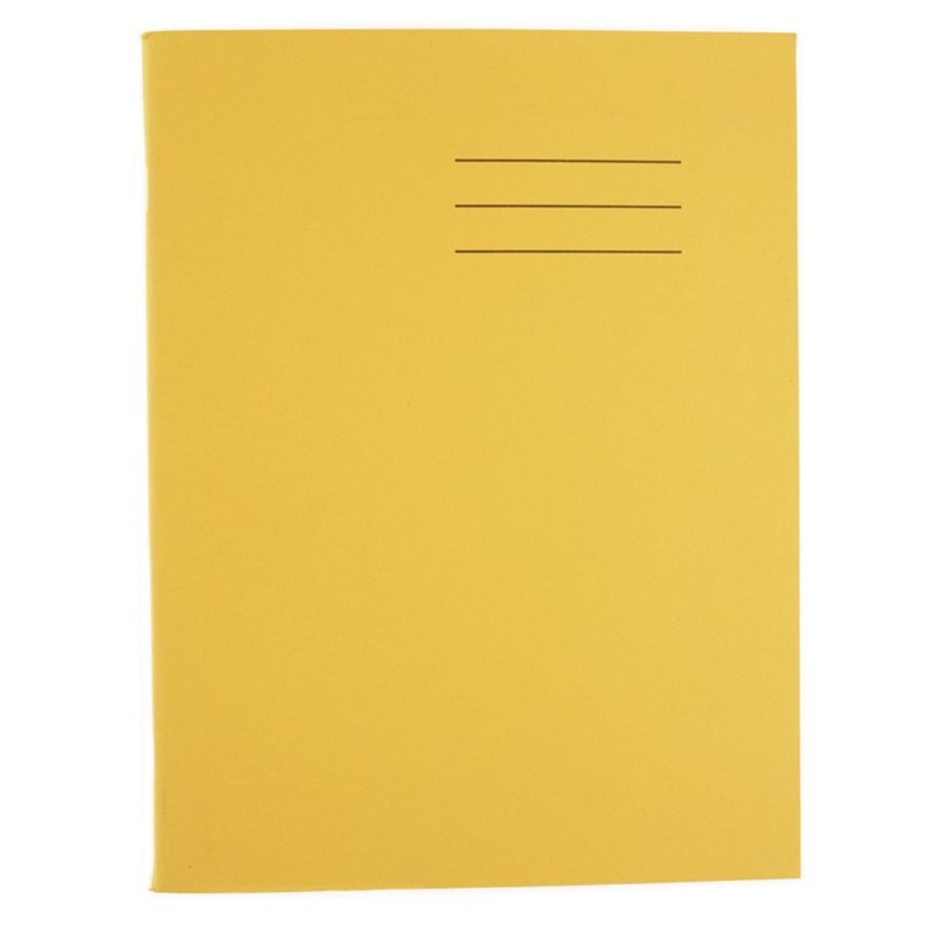 1 LOT TO CONTAIN 150 BRAND NEW BOXED A4 80 PAGE PLAIN YELLOW EXERCISE BOOKS / RRP £56.97 (VIEWING