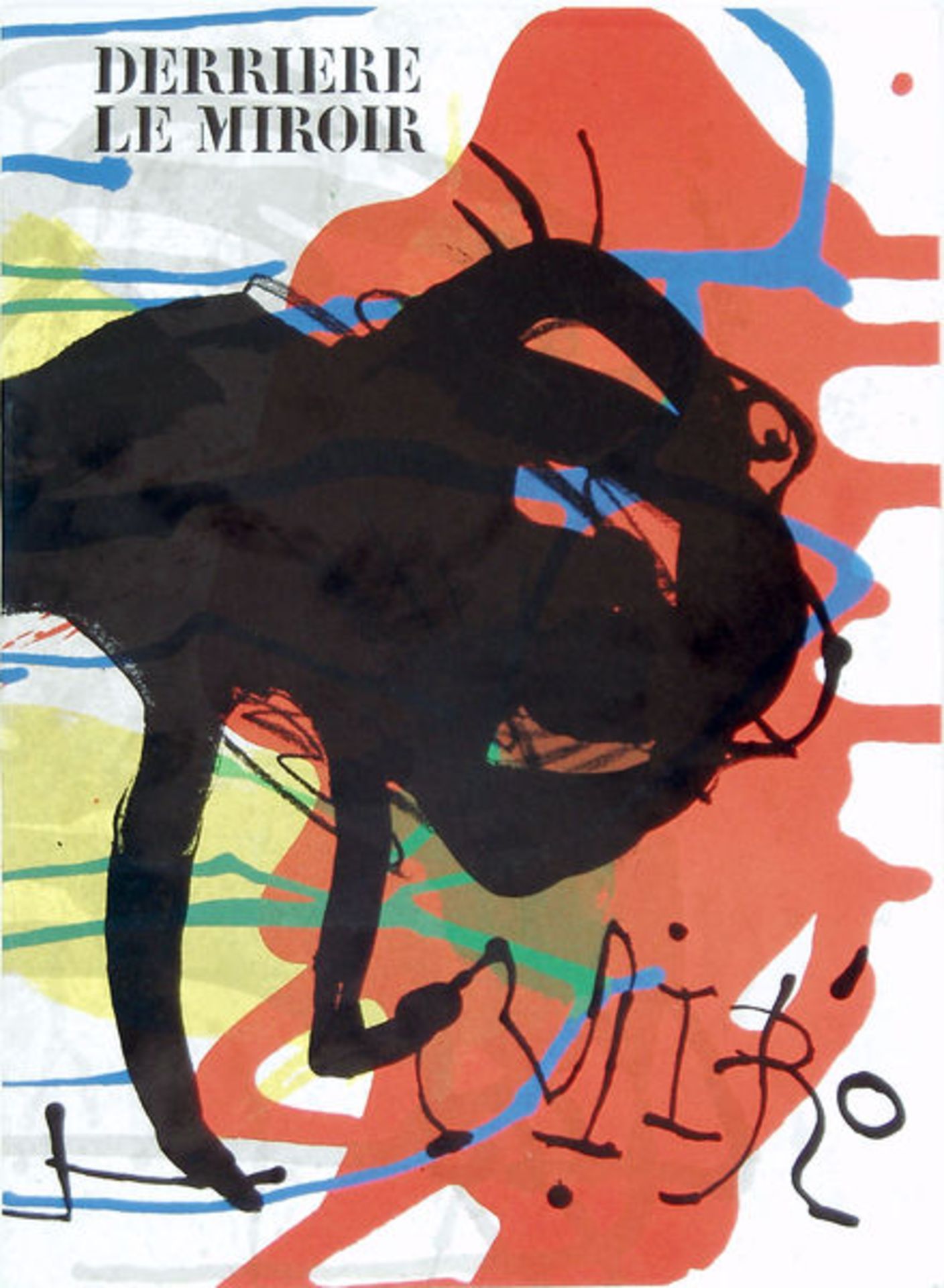 Miró, Joan38 x 28 x 0,4 cmDerriere le miroir Nr. 203. Sobreteixims et sacs (1973)Cramer 167. Miró