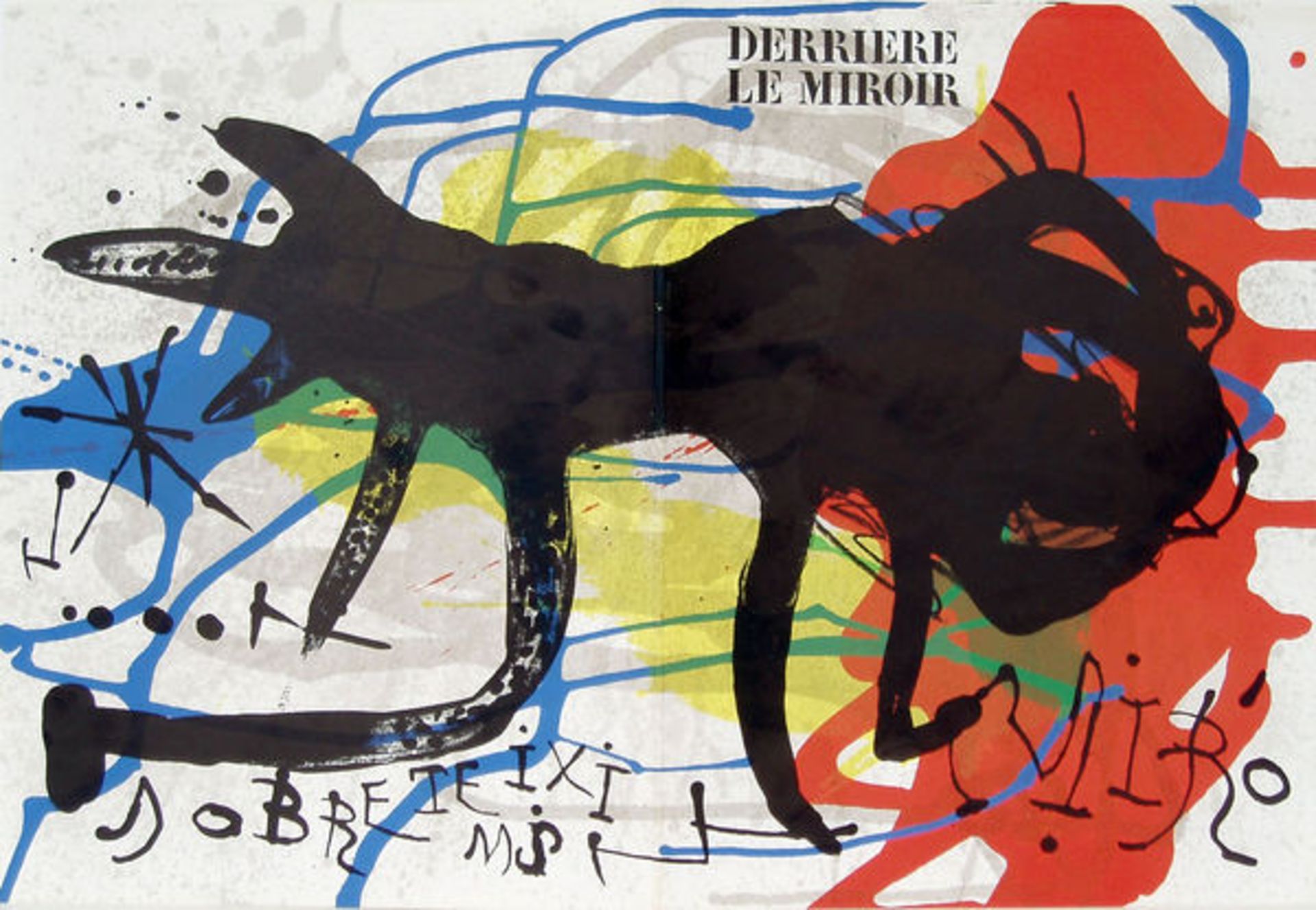 Miró, Joan38 x 28 x 0,4 cmDerriere le miroir Nr. 203. Sobreteixims et sacs (1973)Cramer 167. Miró - Bild 4 aus 4