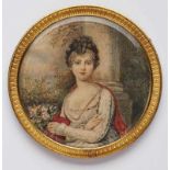 Miniatur auf Elfenbein wohl Anfang 19. Jh. La Grande Mademoiselle Anna Marie Louise Duchesse de