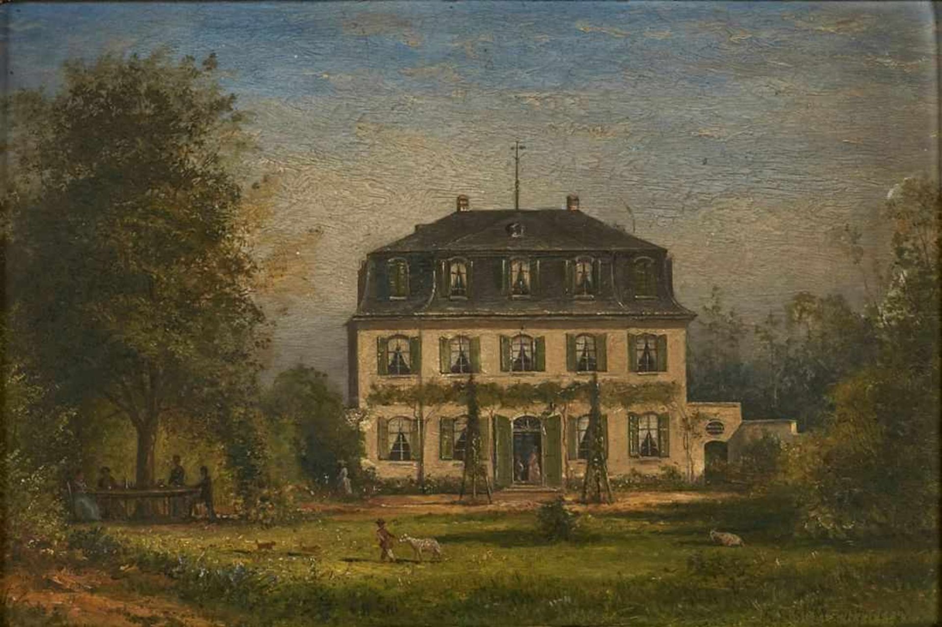 Gemälde Friedrich Ernst Morgenstern 1853 Frankfurt - 1919 Frankfurt Sohn des Carl Morgenstern,