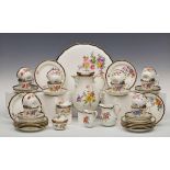 Kaffeeservice für 12 Pers., Meissen teils um 1924-34 und 1968. Kobaltblaue Kanten m.