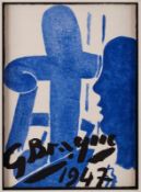 Farblithografie Georges Braque 1882 Argenteuil - 1963 Paris "Braque le patron" im Stein sign. u.