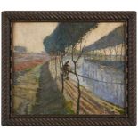 Gemälde Hans Seyppel 1886 Düsseldorf - 1945 Düsseldorf Landschafts- u. Genremaler. Schüler der