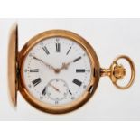 Herrentaschenuhr Südschweiz um 1920 in 14kt GG mit 3 Golddeckeln, bez. Chronometre N 1132,