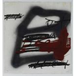 Lithographie Anthoni Tapies 1923 Barcelona - 2012 Barcelona "o.T." u. re. sign. Tapies. Exemplar