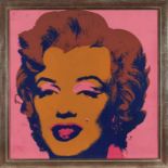 Siebdruck nach Andy Warhol 1928 Pittsburgh - 1987 New York City "Marilyn" verso mit dem Stempeln: