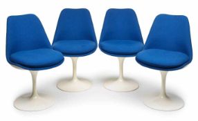 Satz von 4 Tulip-Chairs, Knoll International. Entwurf Eero Saarinen (um 1955), Ausführung 1980er