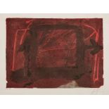 Lithographie Anthoni Tapies 1923 Barcelona - 2012 Barcelona "o.T." u. re. sign. Tapies Ex. 27/45,