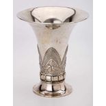 Vase, Silber Dänemark, 1940, PHerz, 315g