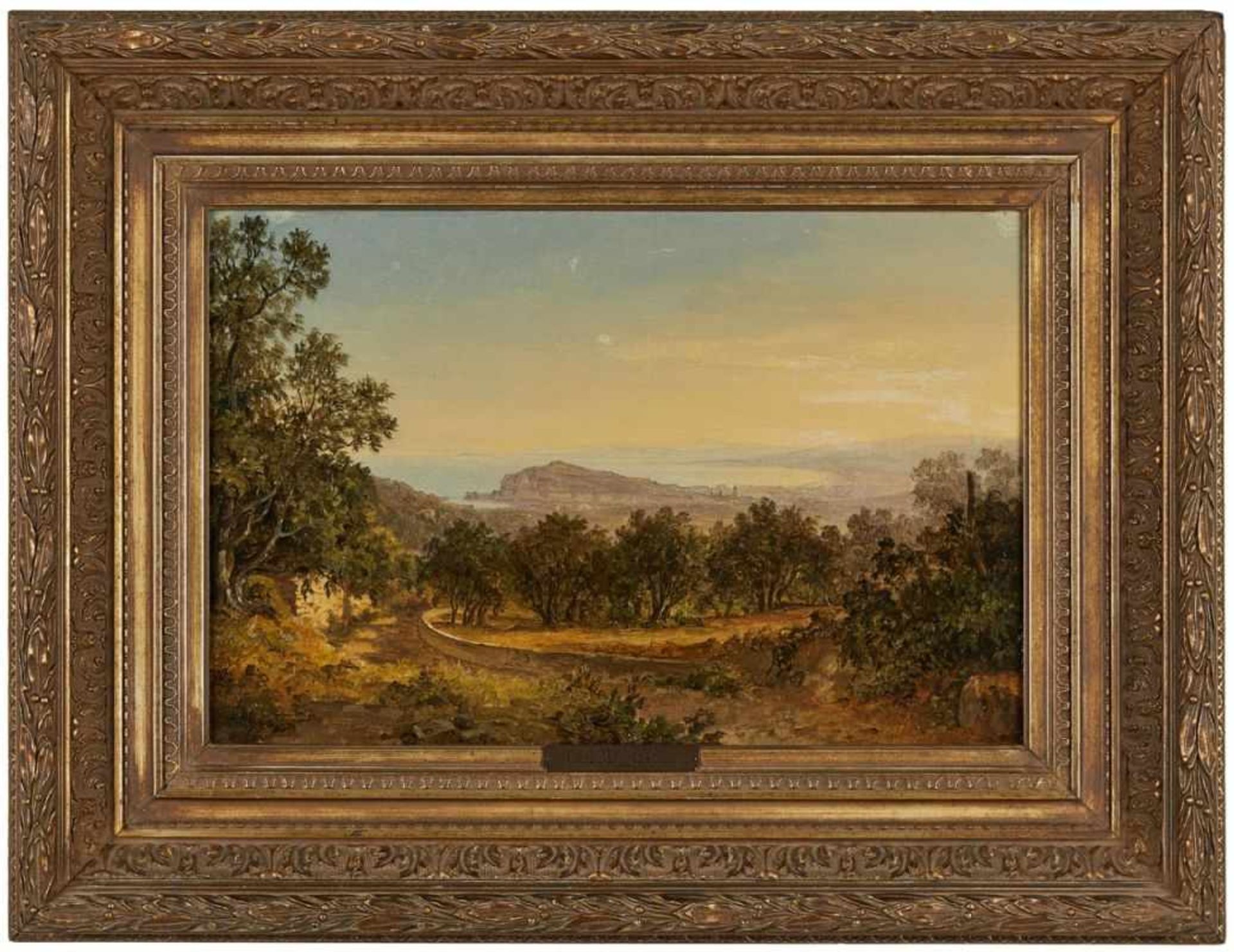 Gemälde Carl Morgenstern1811 Frankfurt - 1893 Frankfurt Landschaftsmaler. Sohn des Joh. Friedr., - Image 2 of 2