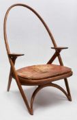 Sessel "Racket Chair"Entwurf: Helge Vestergaard Jensen, 1955. Ausführung: Soeren Horn Cabinet
