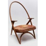 Sessel "Racket Chair"Entwurf: Helge Vestergaard Jensen, 1955. Ausführung: Soeren Horn Cabinet