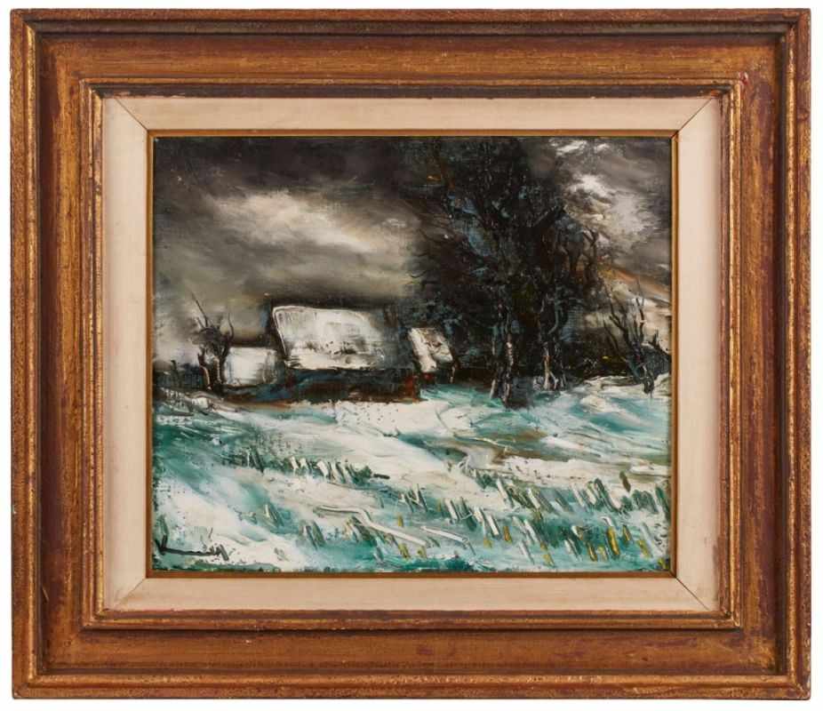 Gemälde Maurice de Vlaminck1876 Paris - 1958 Rueil-la-Gadelière (Eure) Erster starker Einfluß - Image 2 of 4