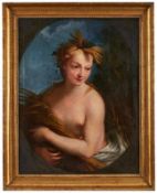 Gemälde Figurenmaler um 1800."Ceres - Göttin der Fruchtbarkeit, des Ackerbaus und der Ehe" Öl/
