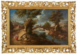 GemäldeJakob Roos gen. Rosa di Napoli, in der Art des (1682 - 1730) "Flußlandschaft mit