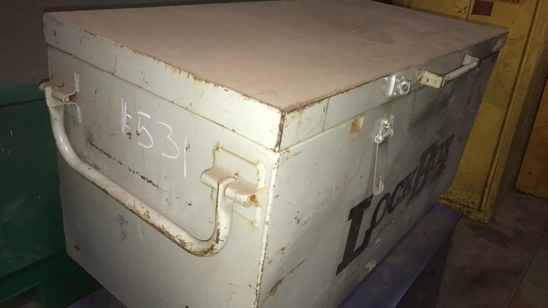 Delta lock box tool storage box