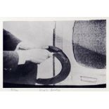 Joseph Beuys Krefeld 1921 - 1986 Düsseldorf Sitting in Front of your TV. Offset. 1972. 26,5 x 39,8