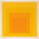 Josef Albers Bottrop 1888 - 1965 New Haven/Connecticut KV-RW. Farb. Siebdruck. 1967. 28 x 28 cm (