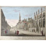 Oxford Probst, Georg Balthasar 1732-1801 "A View of part of St. Marys Church, of Oxford", koloriert,