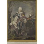 Balechou, Jean-Josephe. 1716-1764 "August III. Roi de Pologne Electeur de Saxe." Nach Hyacinthe