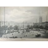 Hamburg. Konvolut 11 Bl. a) "View of the Ladies Walk and part of the City of Hamburgh."