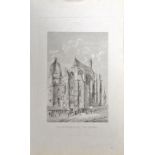 Aachen. Sechs Ansichten. a) "Imperial City of Aix la Chapelle". Kupferstich, 1748. 10,3 x 17,5 cm (