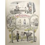 Cruikshank, Geo. Eine Darstellung. "Four new Comic Songs. La Bagatelle composed by G. Cooke and