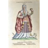 21 Bll. Kostüme aus: Amman, Jost/Weigel, Hans. Habitus praecipuorum populorum, tam virorum quam