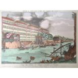 Rom Leizelt, Balthazar Frederic, Mitte 18. Jahrhundert "Vue du Port de Ripa grande a Rome",