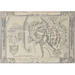 Hannover. Grundriss. "A New & Correct Plan of Hanover, a City in the circle of Lower Saxony and
