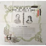 Wilhelm II. Eine Darstellung. "Souvenir in Commemoration of the Royal Visit of the Emperor and