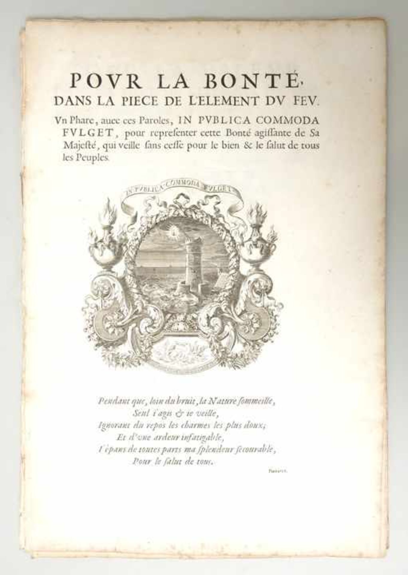 [Le Brun, Charles/ Bailly, Jacques/ Le Clerc, Sébastien/ Félibien, André:] Tapisseries du Roy, ou - Bild 4 aus 4