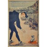 Orlik, Emil. 1870- 1932 Plakat "Potolowsky Berlin/ Der Handschuh". Ca. 1897. Farblithografie,