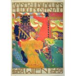 Graf, Ferdinand Ludwig Plakat "Kaiser-Jubilaeums Huldigungs-Festzug 12. Juni 1908 Wien".