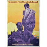 Hohlwein, Ludwig. 1874-1949 Plakat "Sommer in Deutschland bedeutet herrliche Ferientage". Ca.
