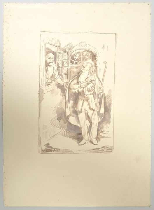 Schubert, Otto. 1892 Dresden - 1970 Konvolut von 6 Bll. Illustrationen zu Der gestiefelte Kater, - Bild 2 aus 4