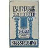 Hempel, ? Plakat "Ausstellung Bund Deutscher Architekten. 21.-29. 9., Kunstgewerbemuseum Dresden".