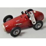 Rennwagen, Schuco-Spielwarenwerke, Nürnberg, 1950er/ 60er Jahre Gránd Prix Racer 1070. Blech, rot