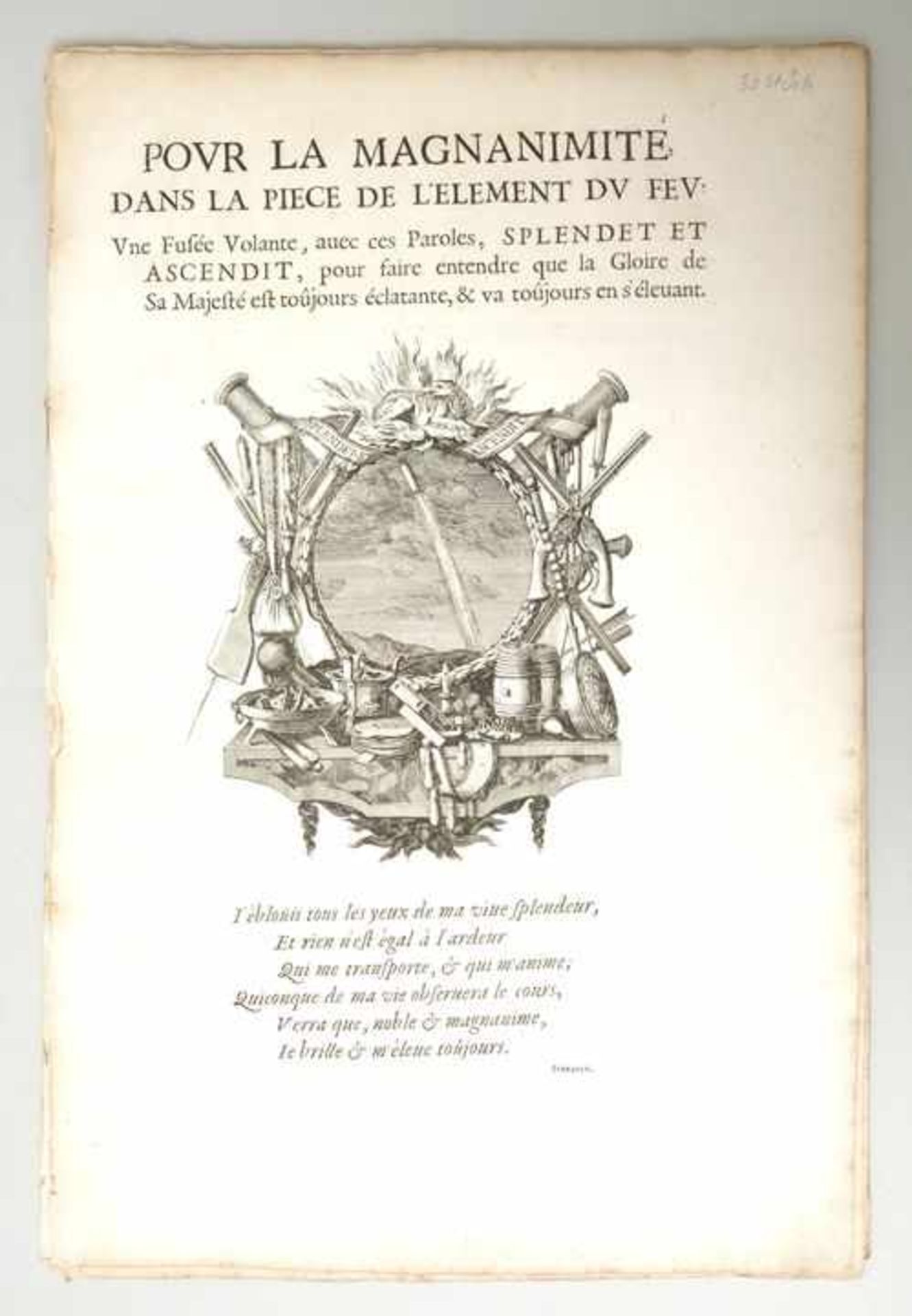 [Le Brun, Charles/ Bailly, Jacques/ Le Clerc, Sébastien/ Félibien, André:] Tapisseries du Roy, ou - Bild 3 aus 4