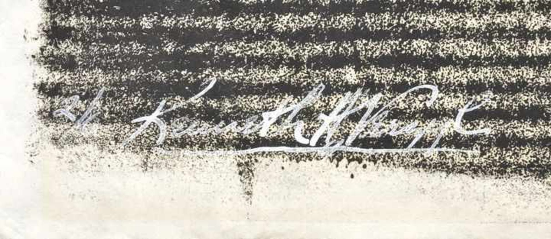 Verzyl, Kenneth H. Sitting Bull. Abreibung (?), sign., num. Ex. 2/6. Li. ob. Ecke Knitter und - Bild 2 aus 2