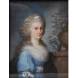 Pastellmaler, um 1800Paar Damenporträts. Pastell, ca. 34 x 27 cm. Jeweils im zeitgemäßen Rahmen