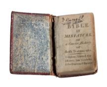 [Miniature book] Bible in Miniature, or a Concise History of Both Testaments, London no date,
