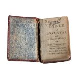 [Miniature book] Bible in Miniature, or a Concise History of Both Testaments, London no date,