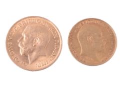 Sovereign 1913 and Half-Sovereign 1906. Good very fine and fine (2)