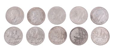 George V, Crowns 1935 (10) (S. 4048). Very fine and better (10)